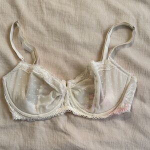 Unlined Lace Balconette Bra